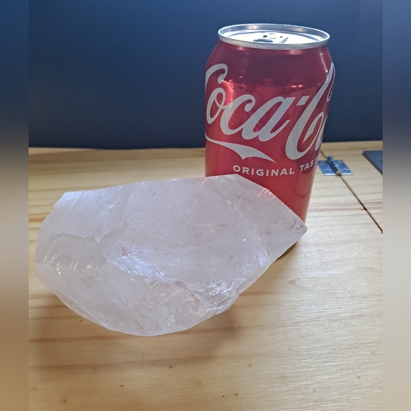 Double Point Extra Large Quartz Crystal - Picture 6 of 8